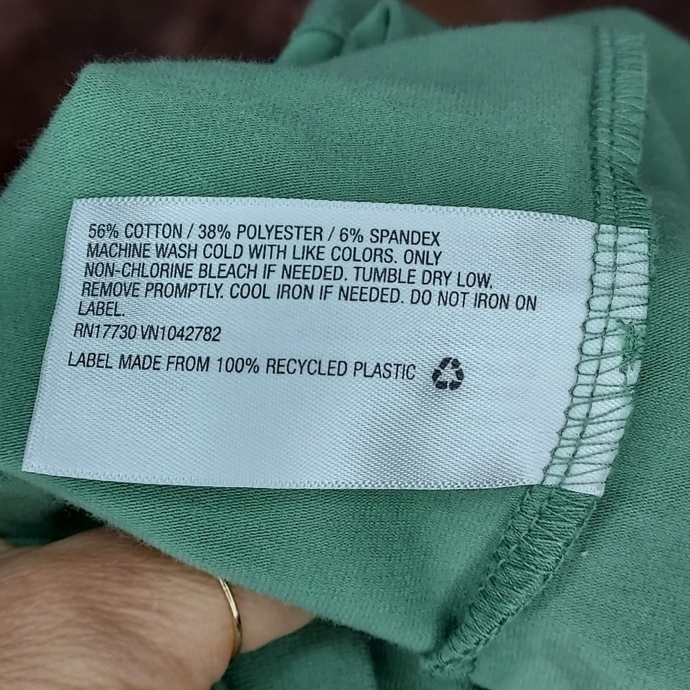 A New Day Target dress muscle tank sleeveless mini length moss forest green L - Picture 6 of 7